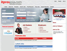 Tablet Screenshot of itprosasia.com